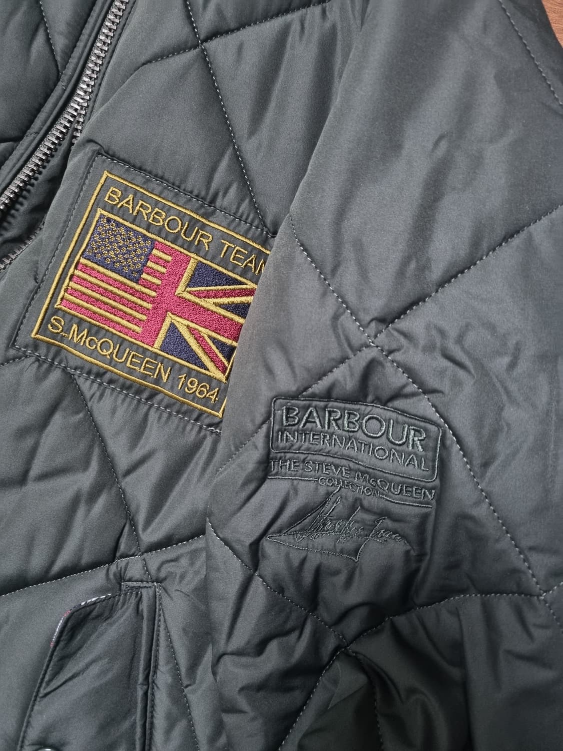 바버 스티브맥퀸 퀄팅 점퍼 상품이미지3