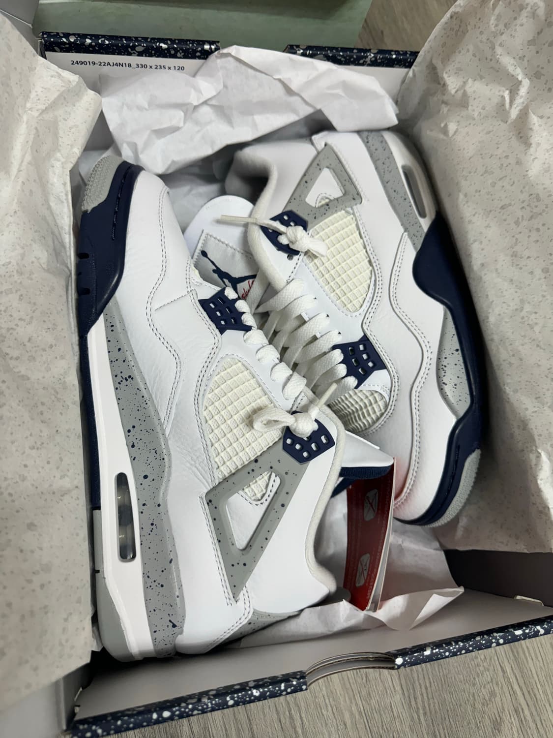 나이키 에어조던4 레트로 미트나잇 네이비 상품이미지1