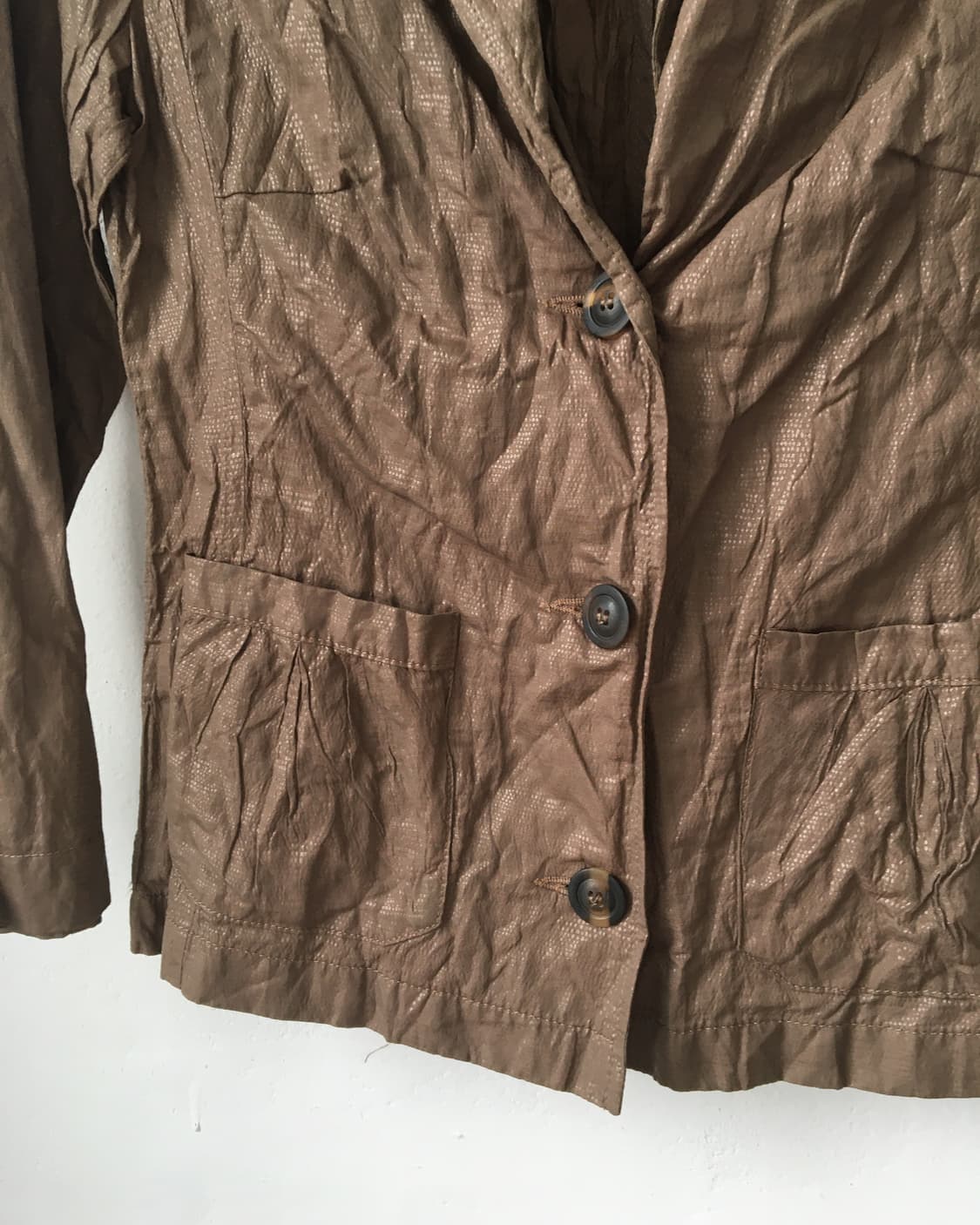 Pattern point glossy jacket 상품이미지5