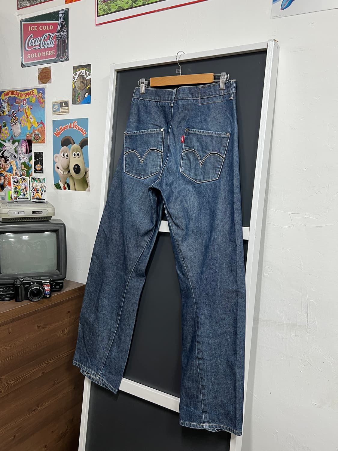 Levis 리바이스 엔지니어드 진스 나팔핏 부츠컷 생지 데님 팬츠 상품이미지9