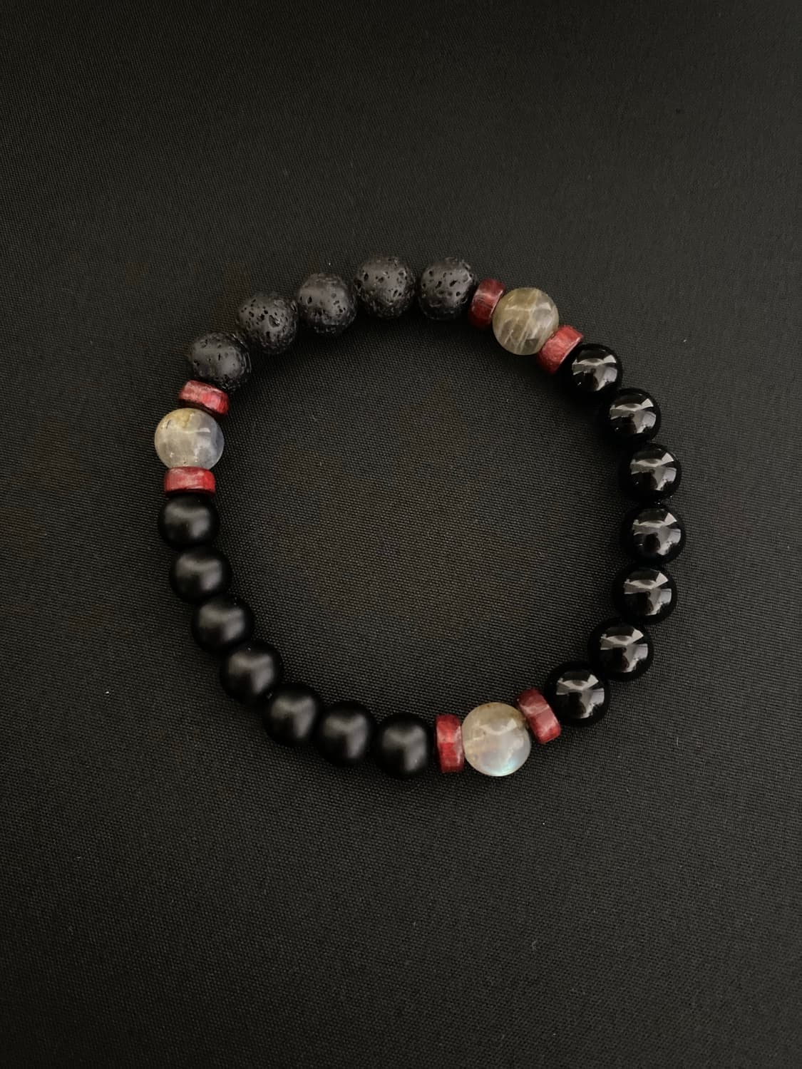 블랙 원석 팔찌 상품이미지2