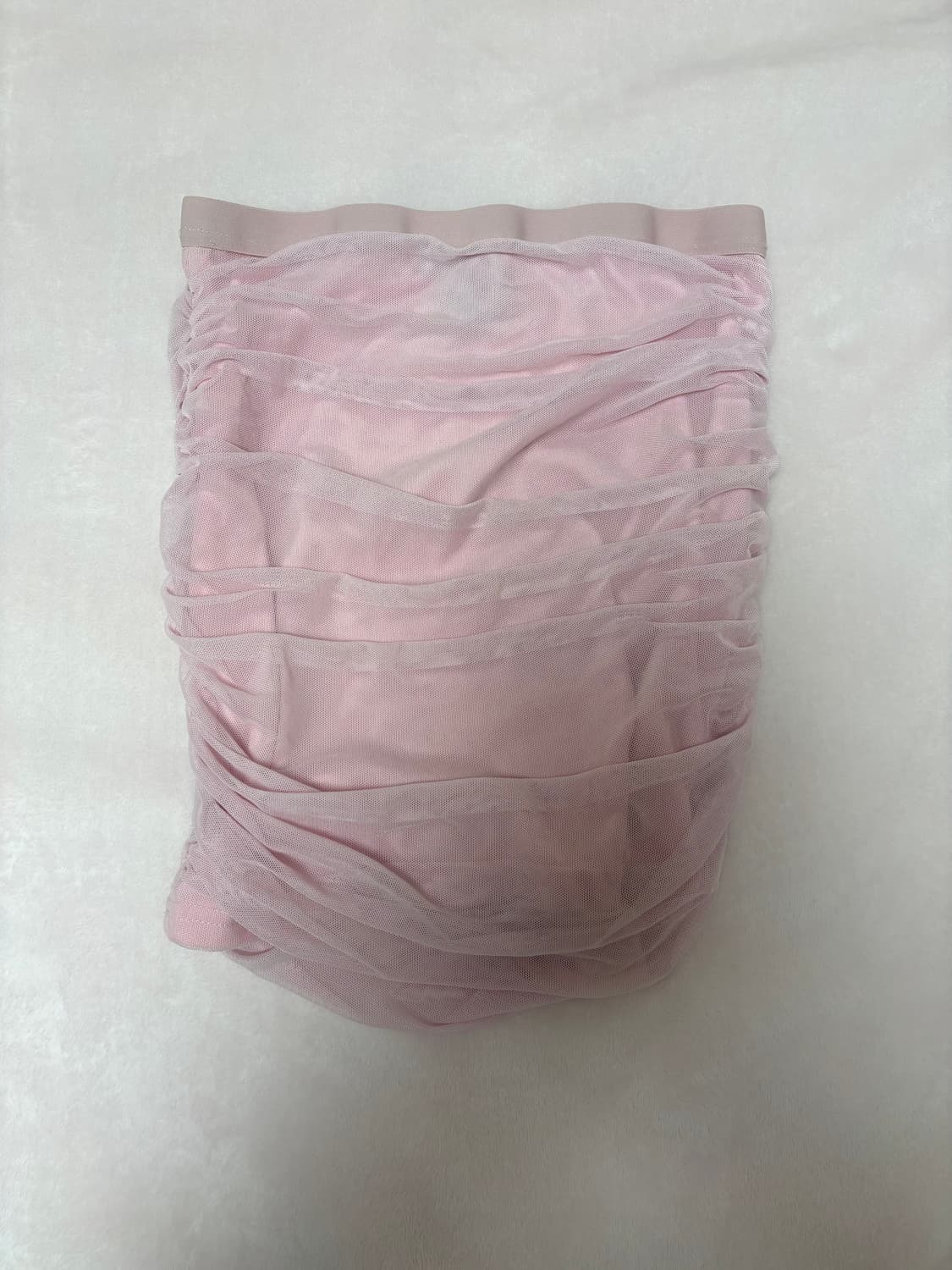 베이비핑크 셔링 스커트  상품이미지2