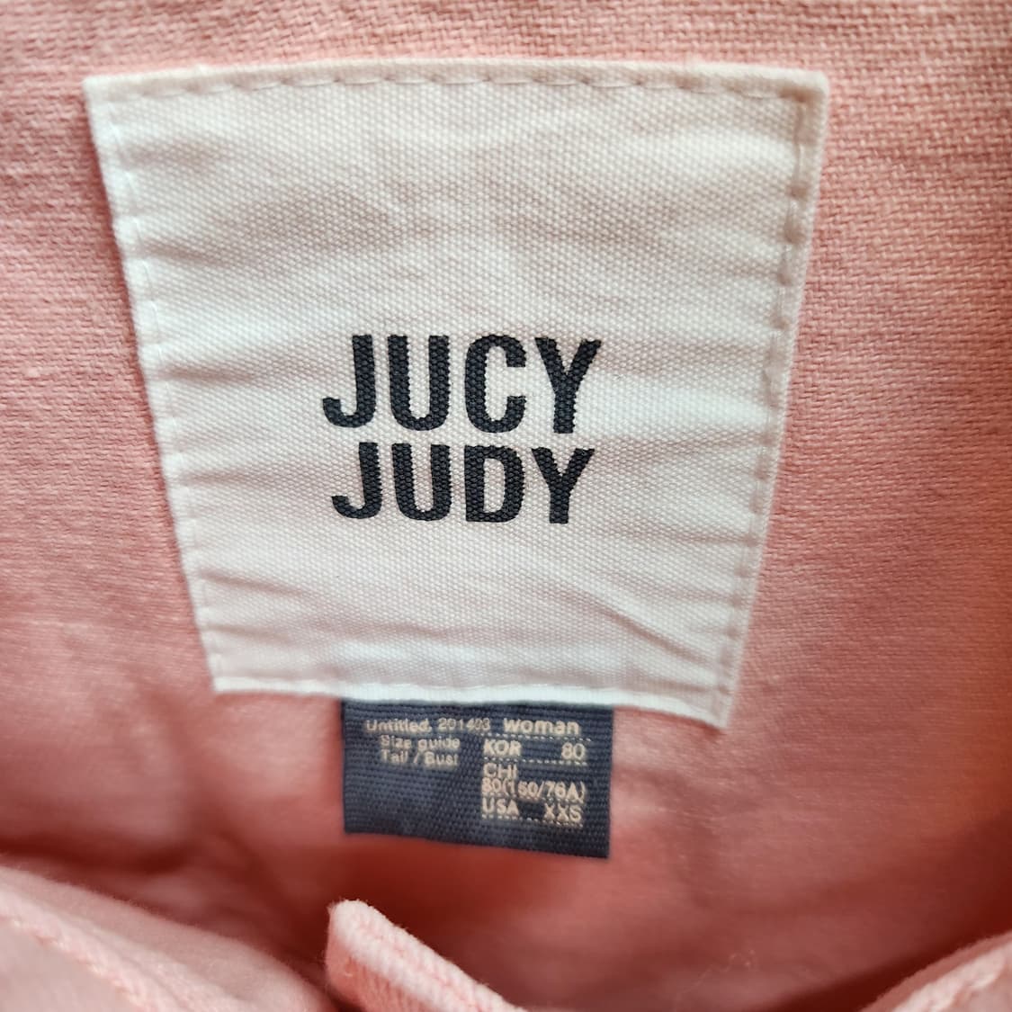 쥬시쥬디 백로고 웨스턴 데님자켓 80(L) 상품이미지5