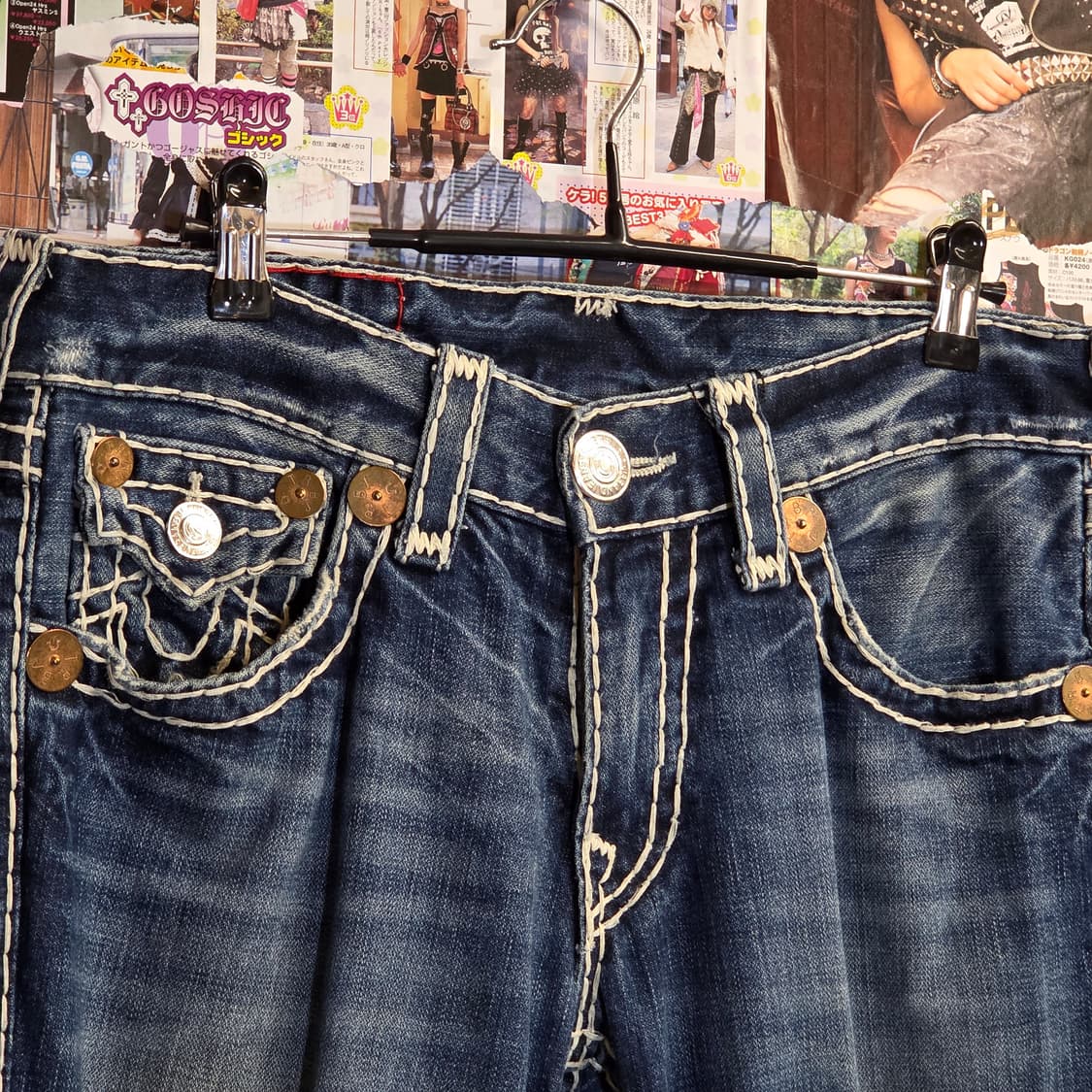 트루릴리전 조이 슈퍼티 중청 데님 팬츠 상품이미지7