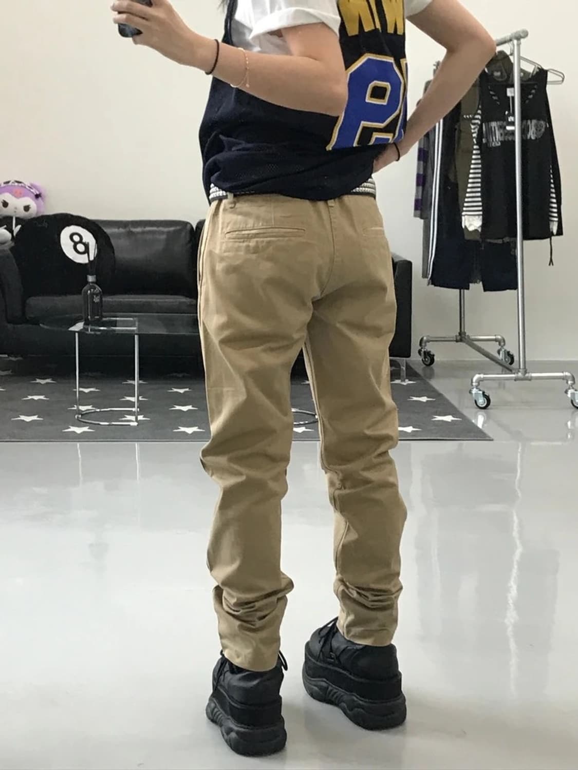 UNITED ARROWS 베이지 팬츠 상품이미지3