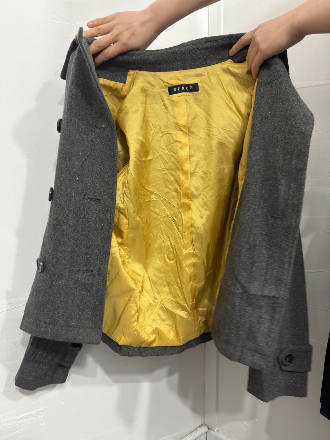 remus button wool jacket 상품이미지6