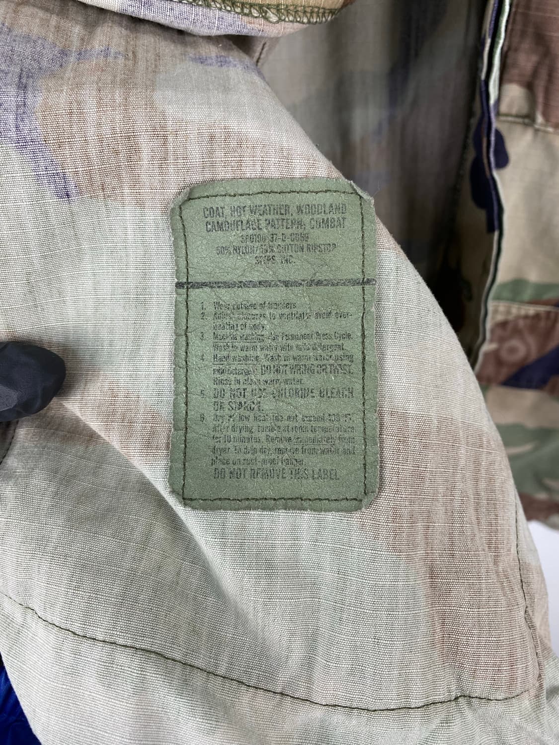 미군 US ARMY 우드랜드 bdu 컴뱃 셔츠 S <532> 상품이미지7