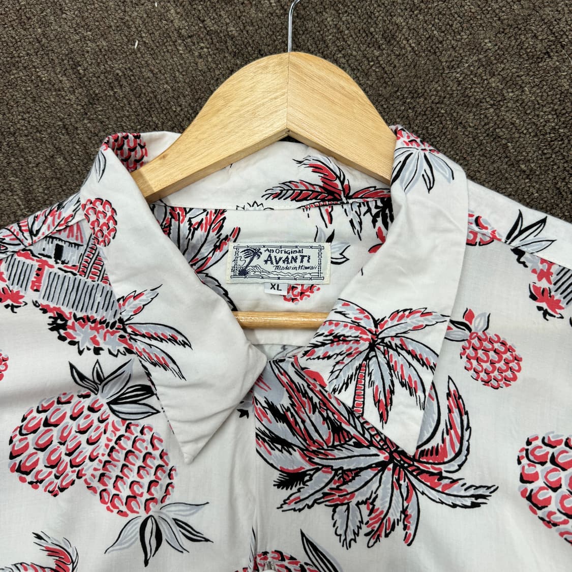 AVANTI 레이온 하와이안 셔츠 (XL) 상품이미지3