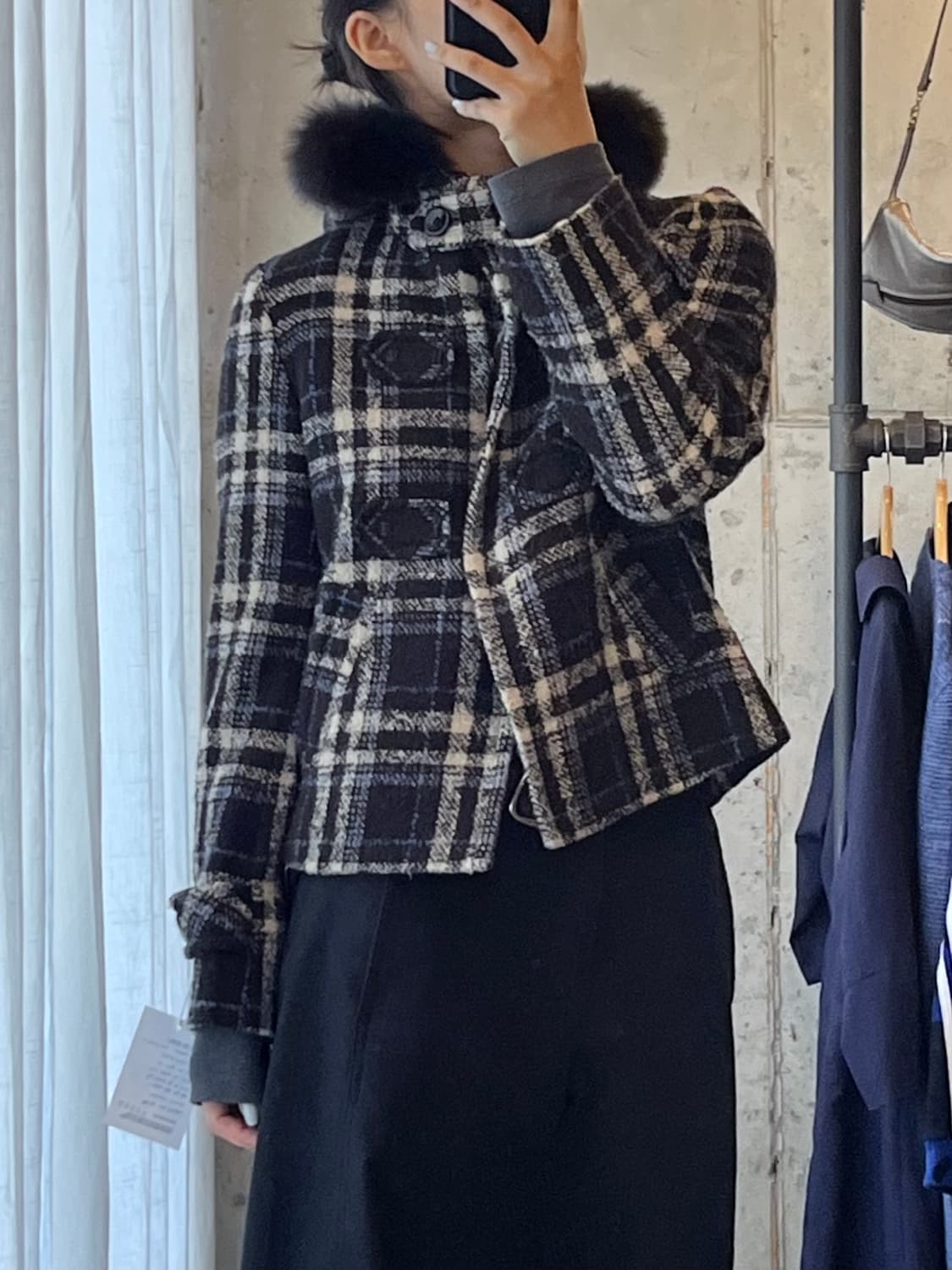 VIVA PRESTO 퍼 시어링 울 자켓  상품이미지5