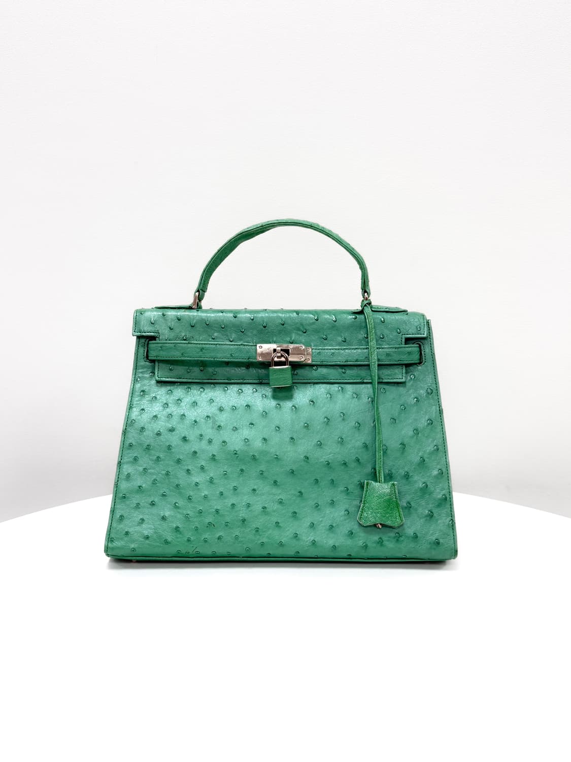 로다니아 JRA 오스트리치 레더 켈리 토트백 상품이미지1