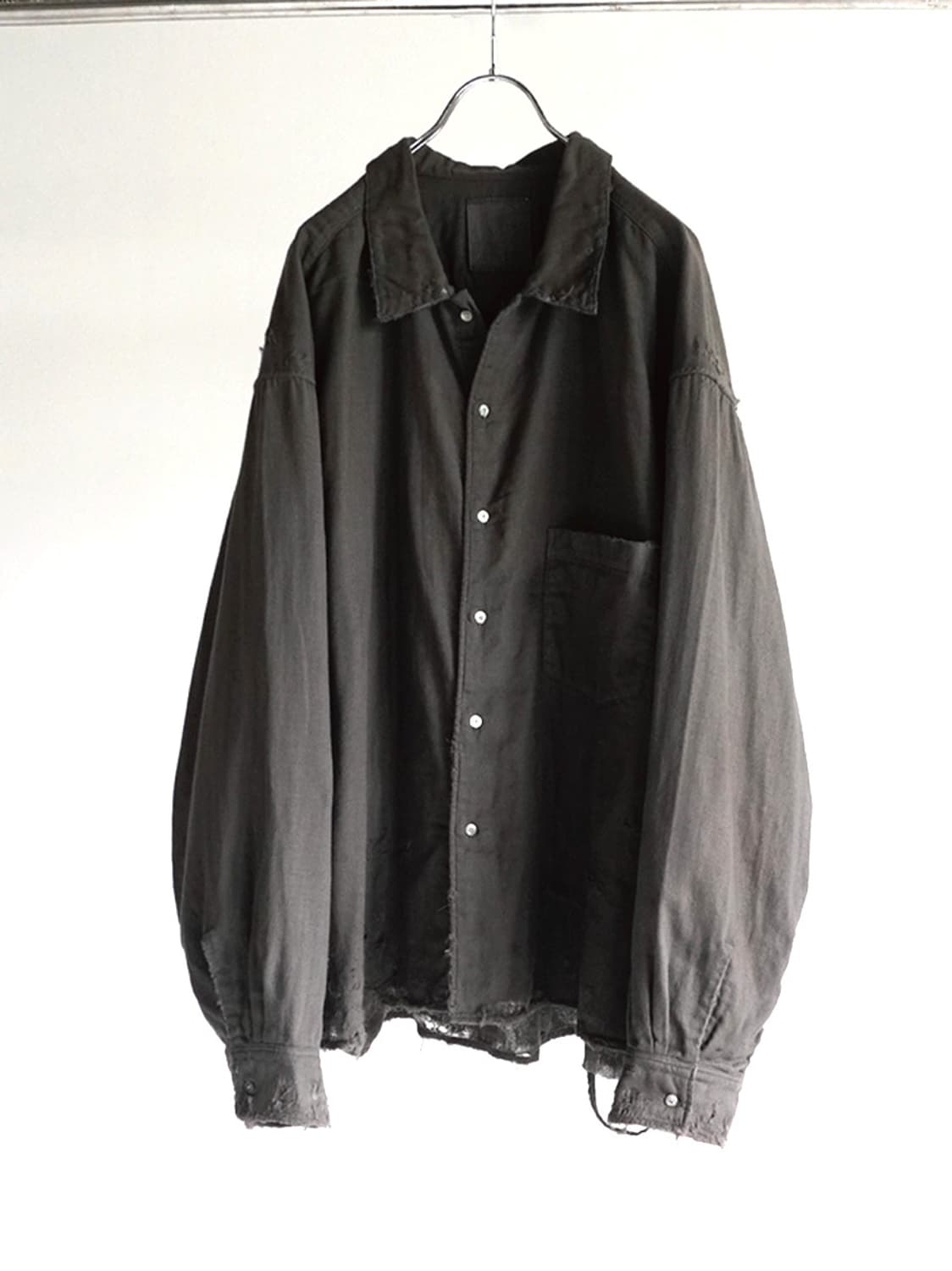 (2) 안셀름 DOUBLEGAUZE CRASH LS SHIRT 셔츠 상품이미지1