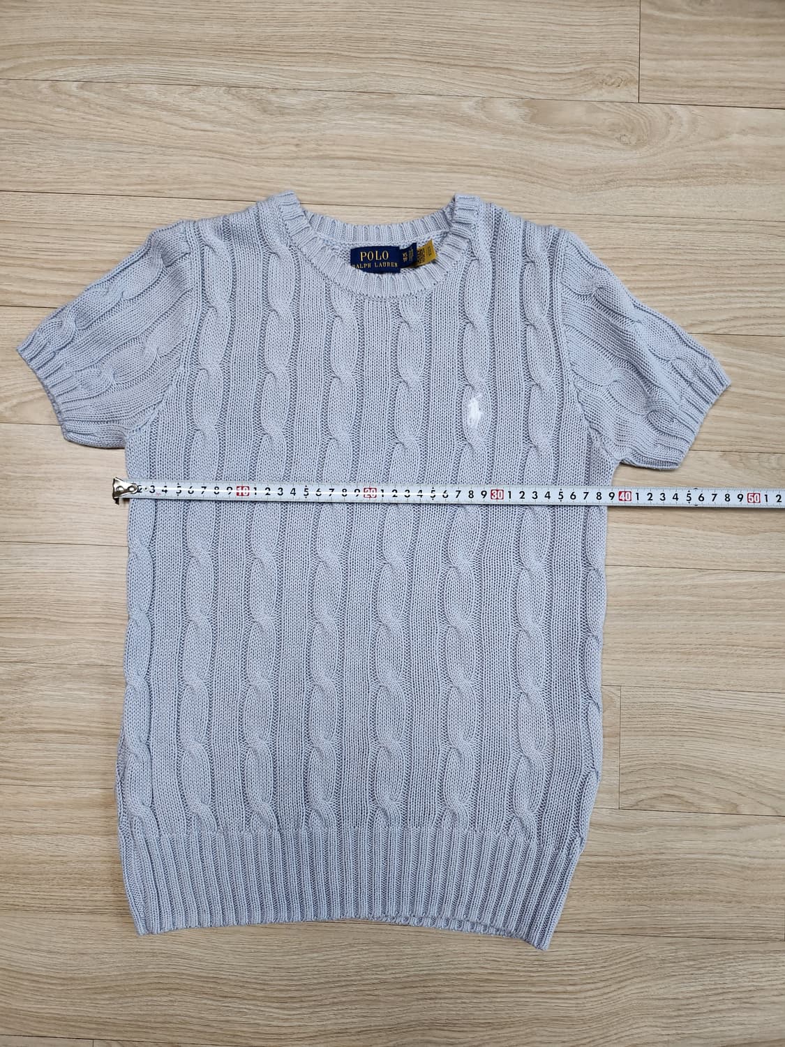폴로랄프로렌 케이블반팔니트 (XS 상품이미지5