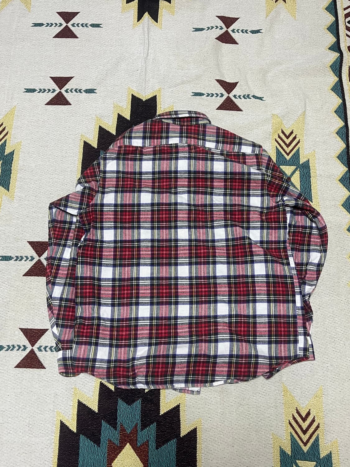 90s 엘엘빈 체크 셔츠 여성 사이즈 usa 상품이미지3