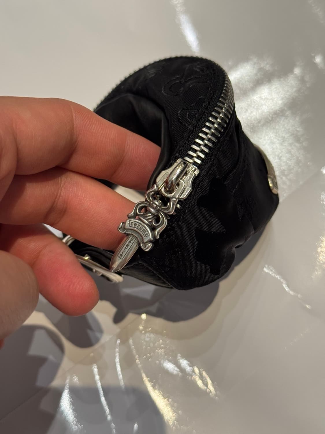 크롬하츠/ 스크롤라벨 모티브 미니가방/ OS 상품이미지3