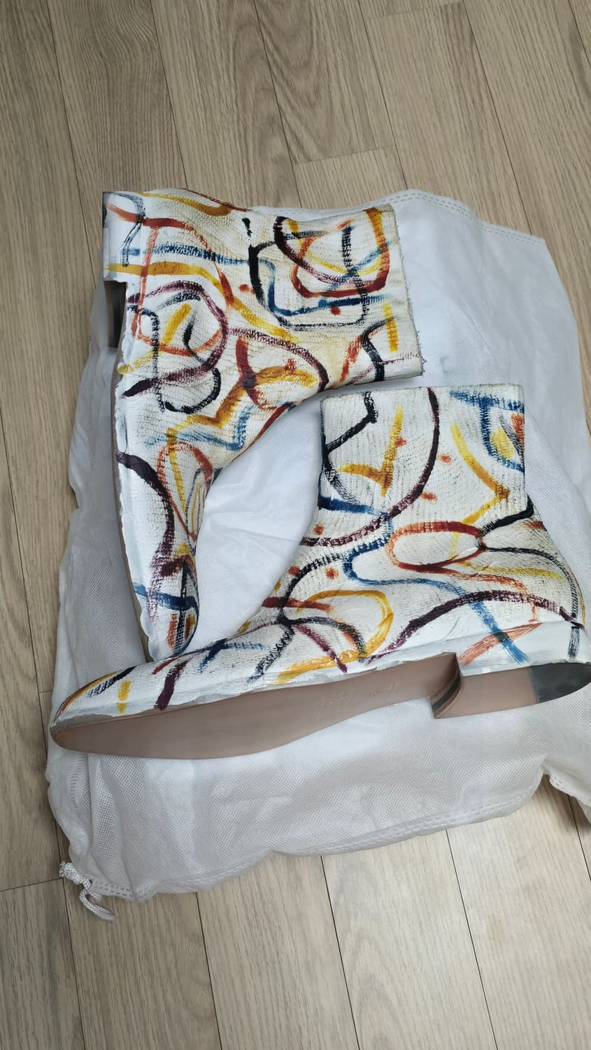 마르지엘라 16aw 핸드페인팅 부츠 상품이미지2