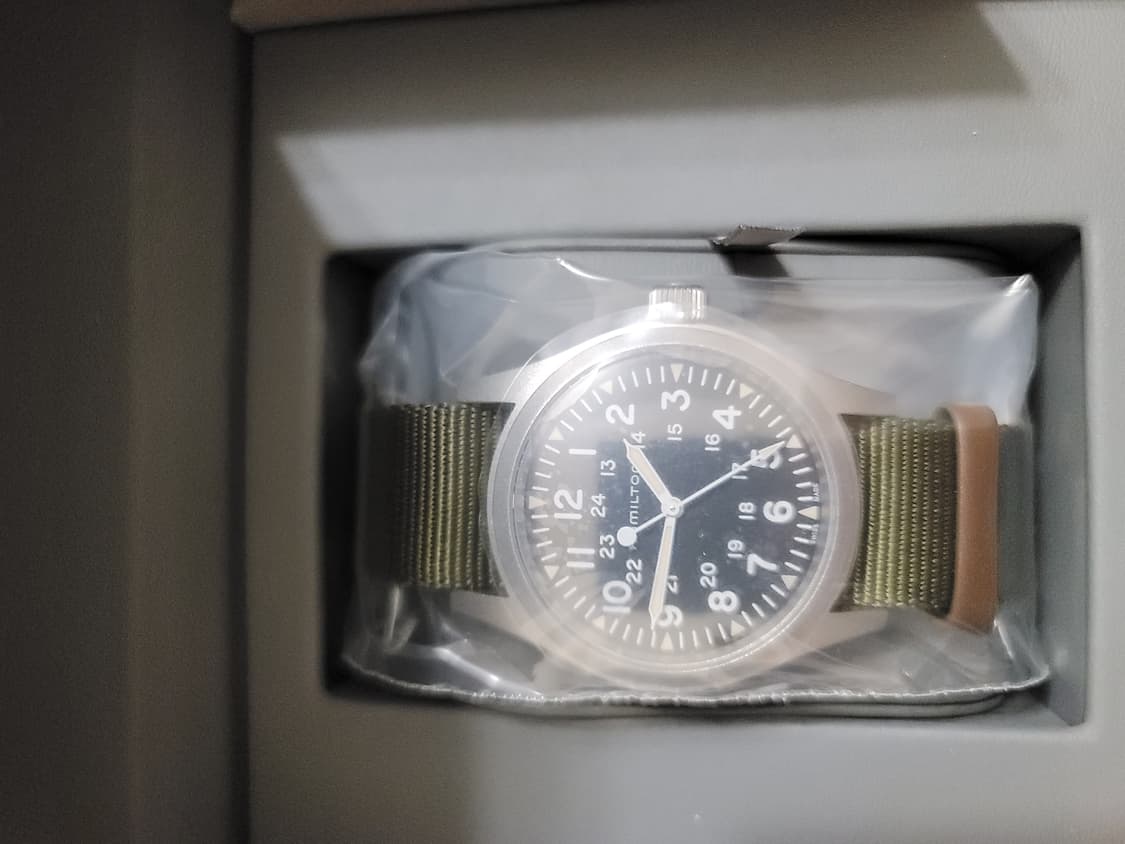 해밀턴 카키 필드 메카니컬 38mm 새제품 상품이미지4