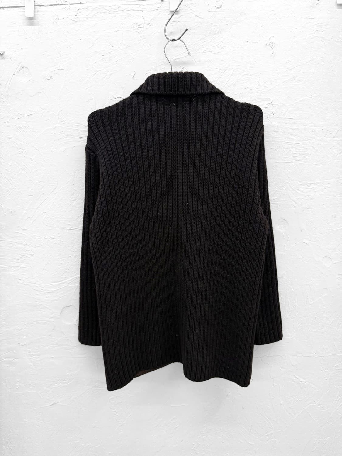 roberto collina 스웨이드 울 니트 가디건 상품이미지4