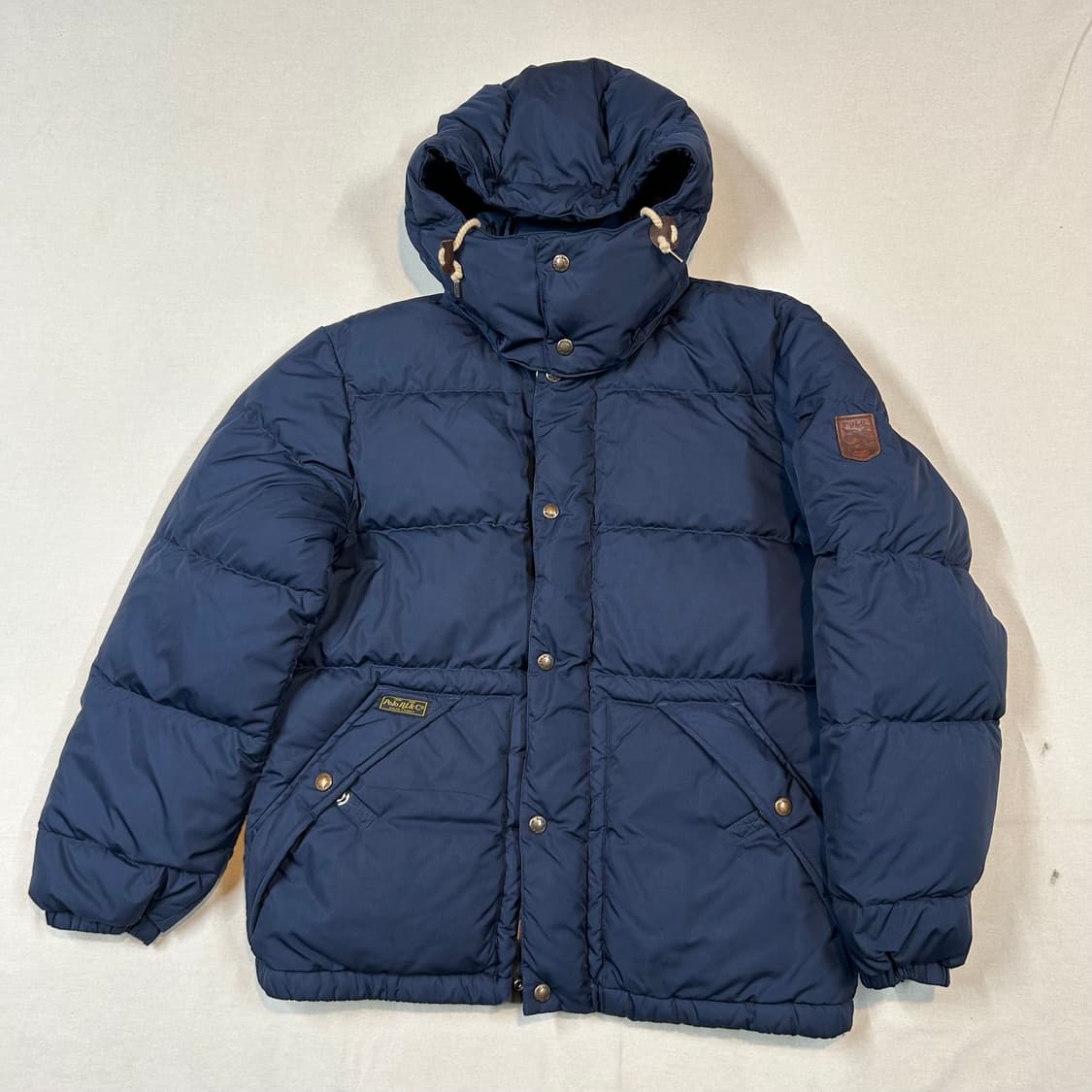 S) 폴로 랄프로렌 쿠키패치 오리털 덕다운 패딩 점퍼 상품이미지1