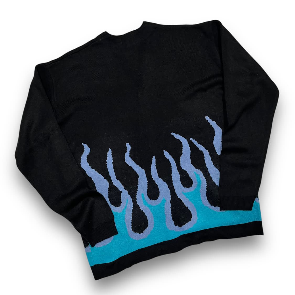 SALT WATER Blue flame knit cardigan 상품이미지3