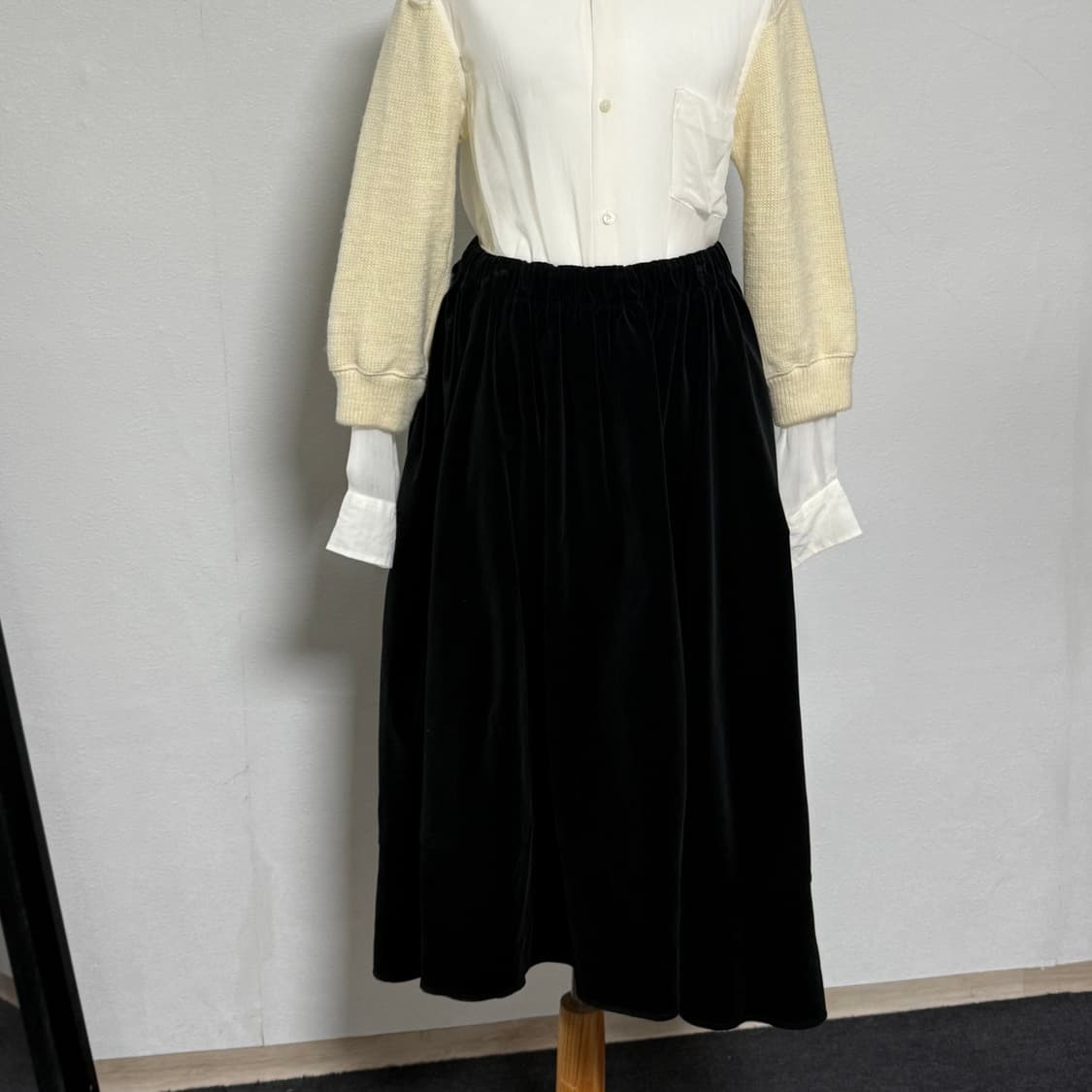 20aw 꼼데가르송 꼼데가르송 벨벳 벌룬 스커트 s 상품이미지1