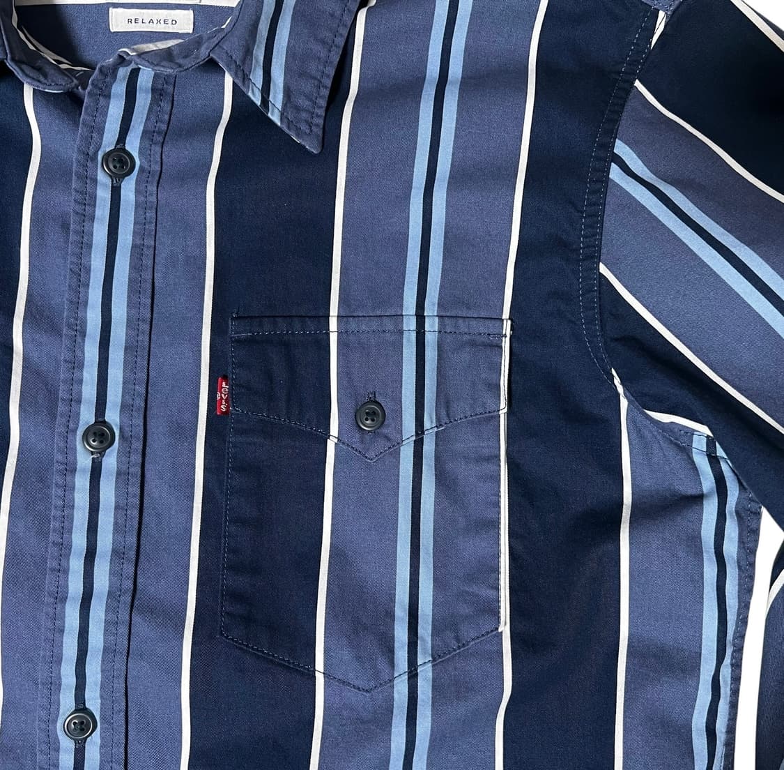 (새상품) 리바이스 스트라이프 셔츠 M 상품이미지4