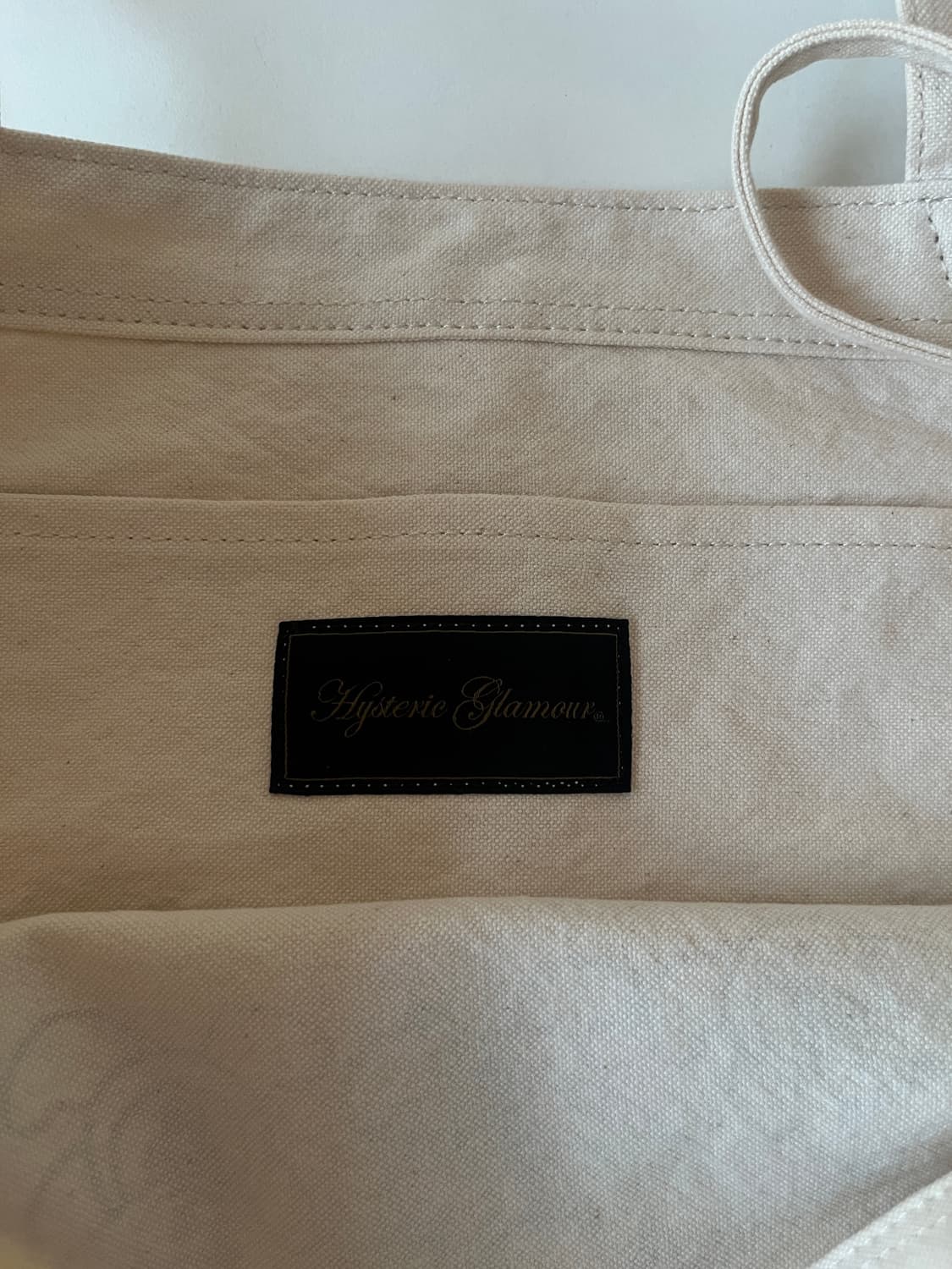 히스테릭 글래머 퍽베어 캔버스 토트백 상품이미지3