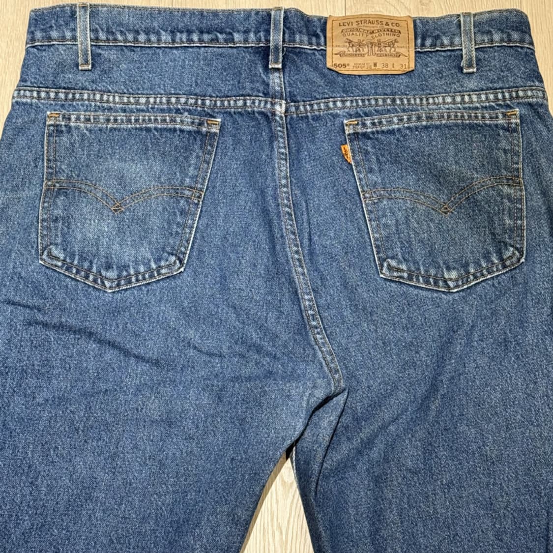 리바이스 505 80s USA 오렌지탭 빈티지 데님 스트레이트 청바지 상품이미지6