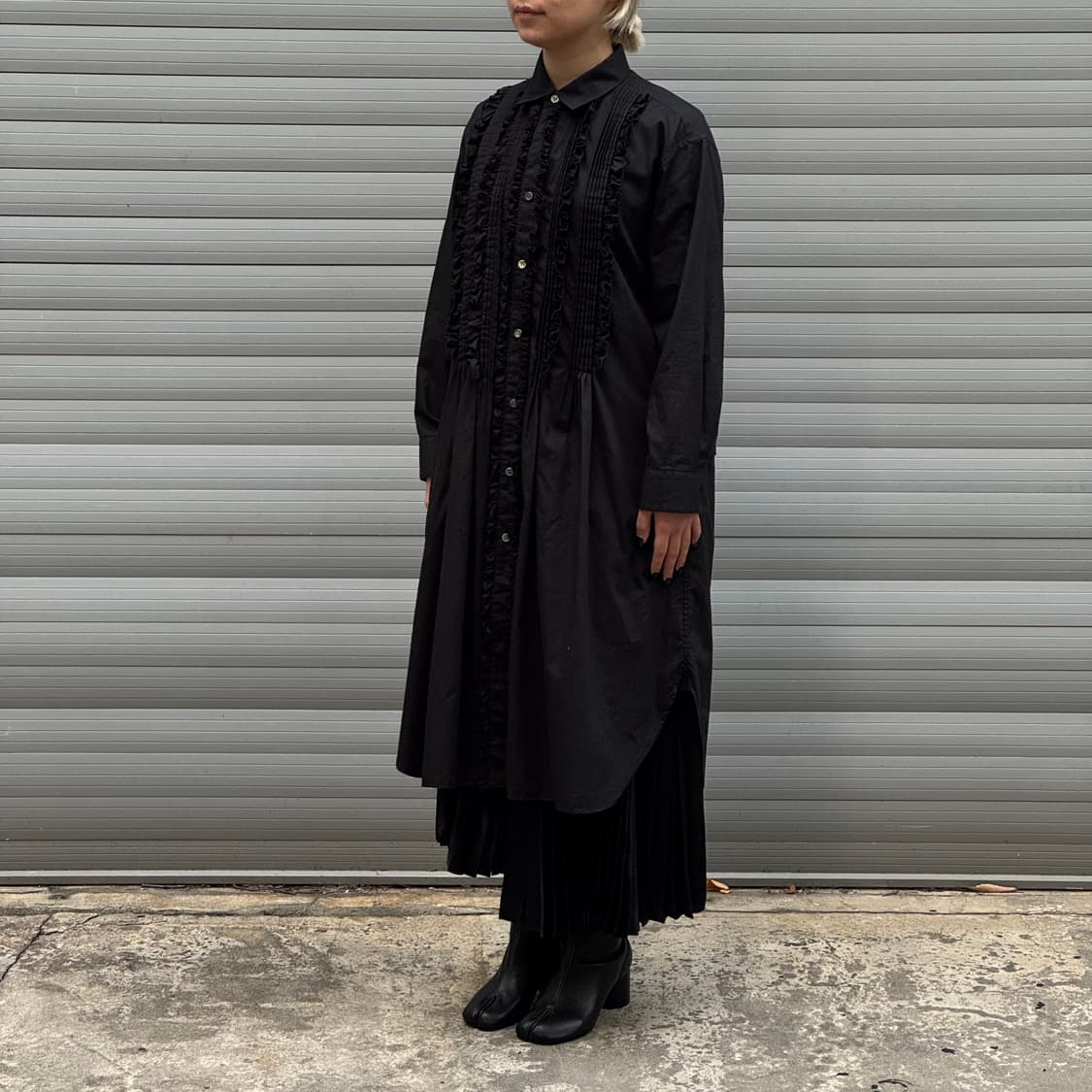 Ruffle Black Shirt  상품이미지7