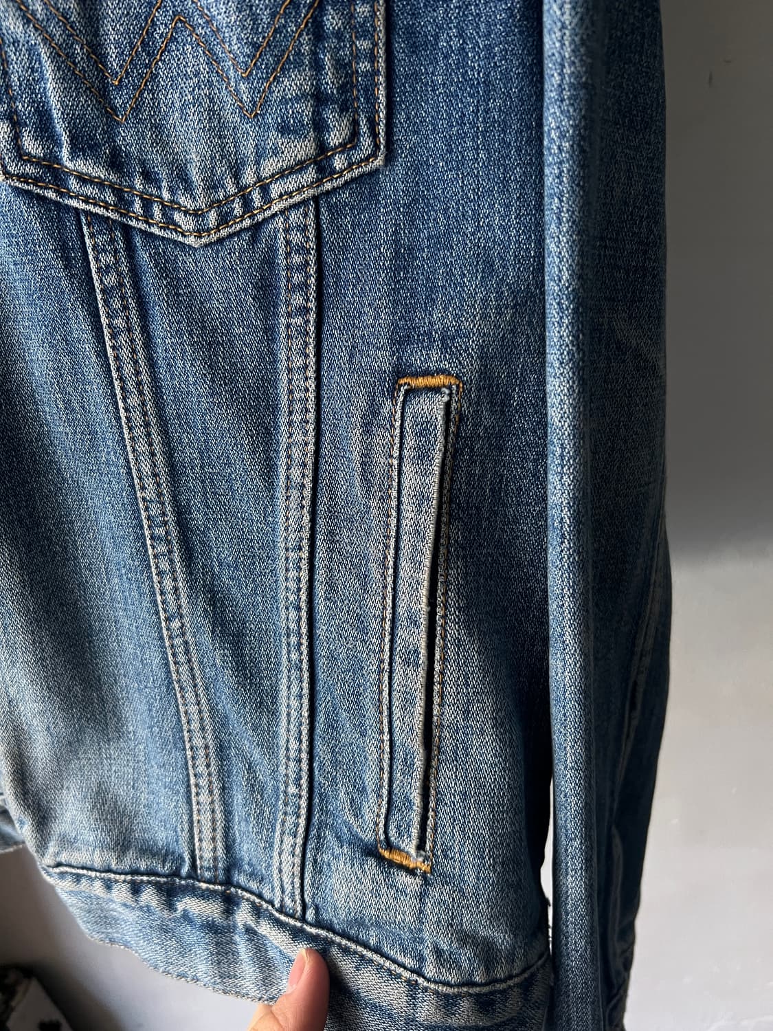 [L]Wrangler USA 랭글러 웨스턴 데님 트러커 자켓 상품이미지5