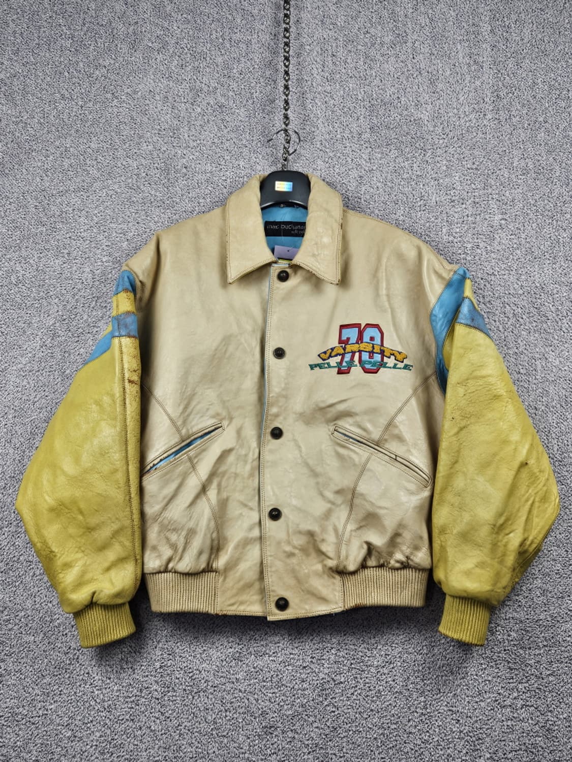 펠레펠레 모던올웨더기어 배색 트림 가죽 자켓 ( 42 ) / 10211  상품이미지3