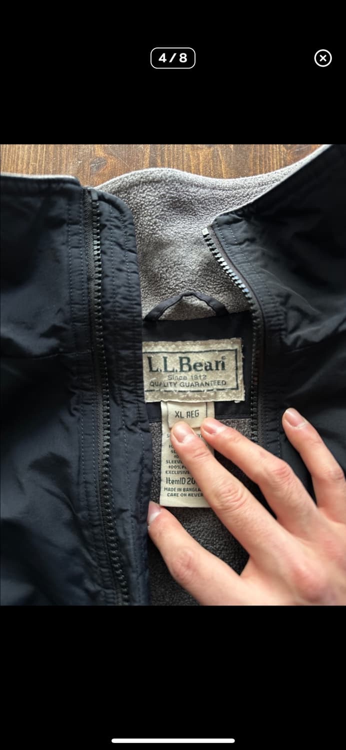 Llbean 엘엘빈 구형 웜업자켓  상품이미지4