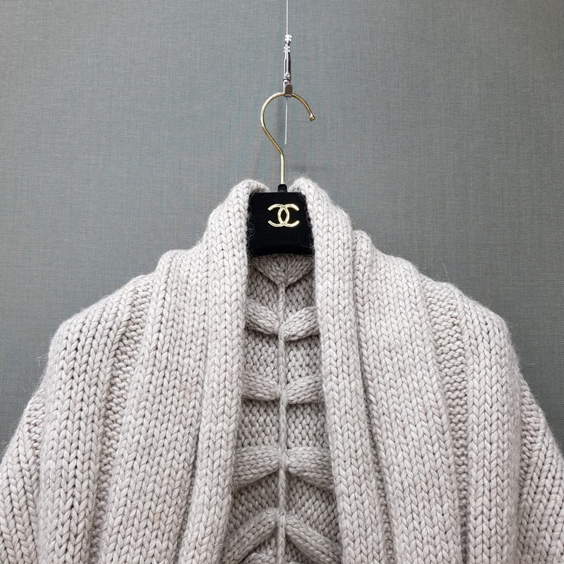 랑방 울 핸드니트 볼레로 숄 가디건 S사이즈 상품이미지2