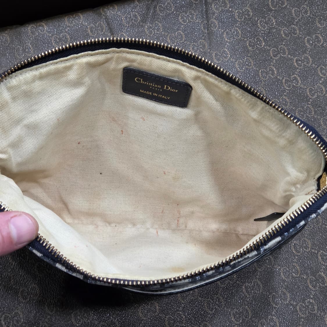 디올 오블리크 자카드 클러치 상품이미지3