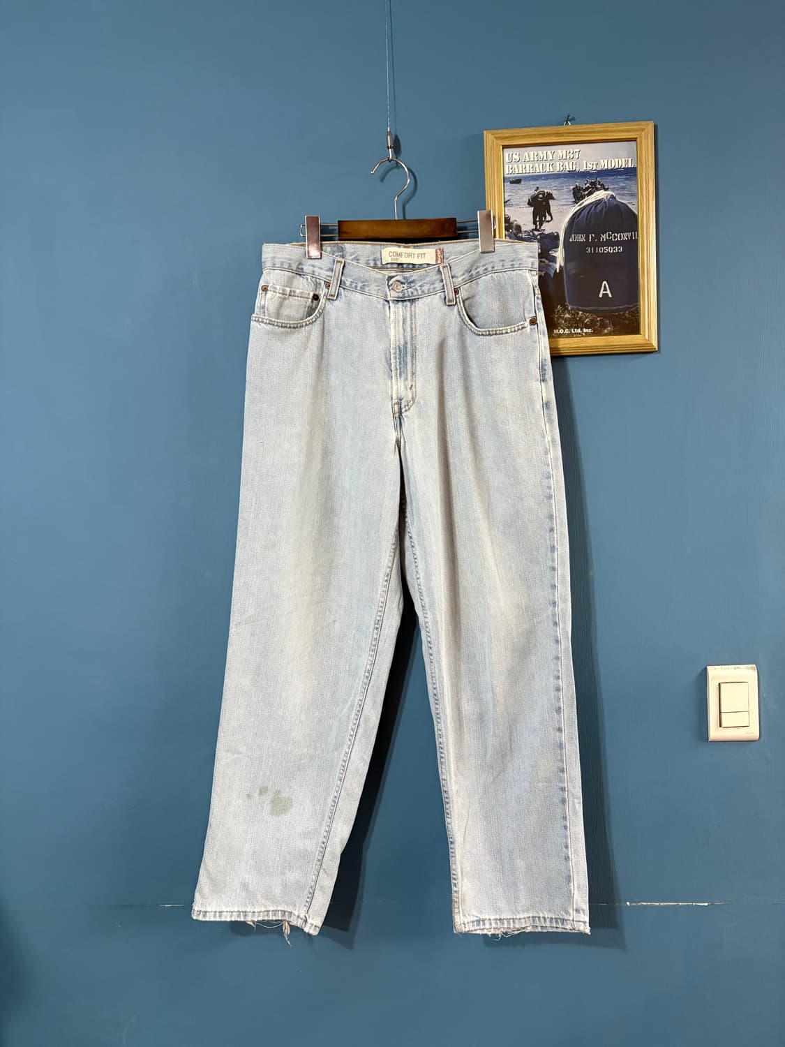 00‘s vtg Levis 560 denim pant. 상품이미지1