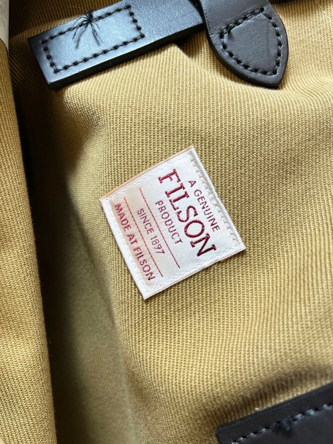 필슨 FILSON 260 Tan 러기드 트윌 토트백 A1696 상품이미지8