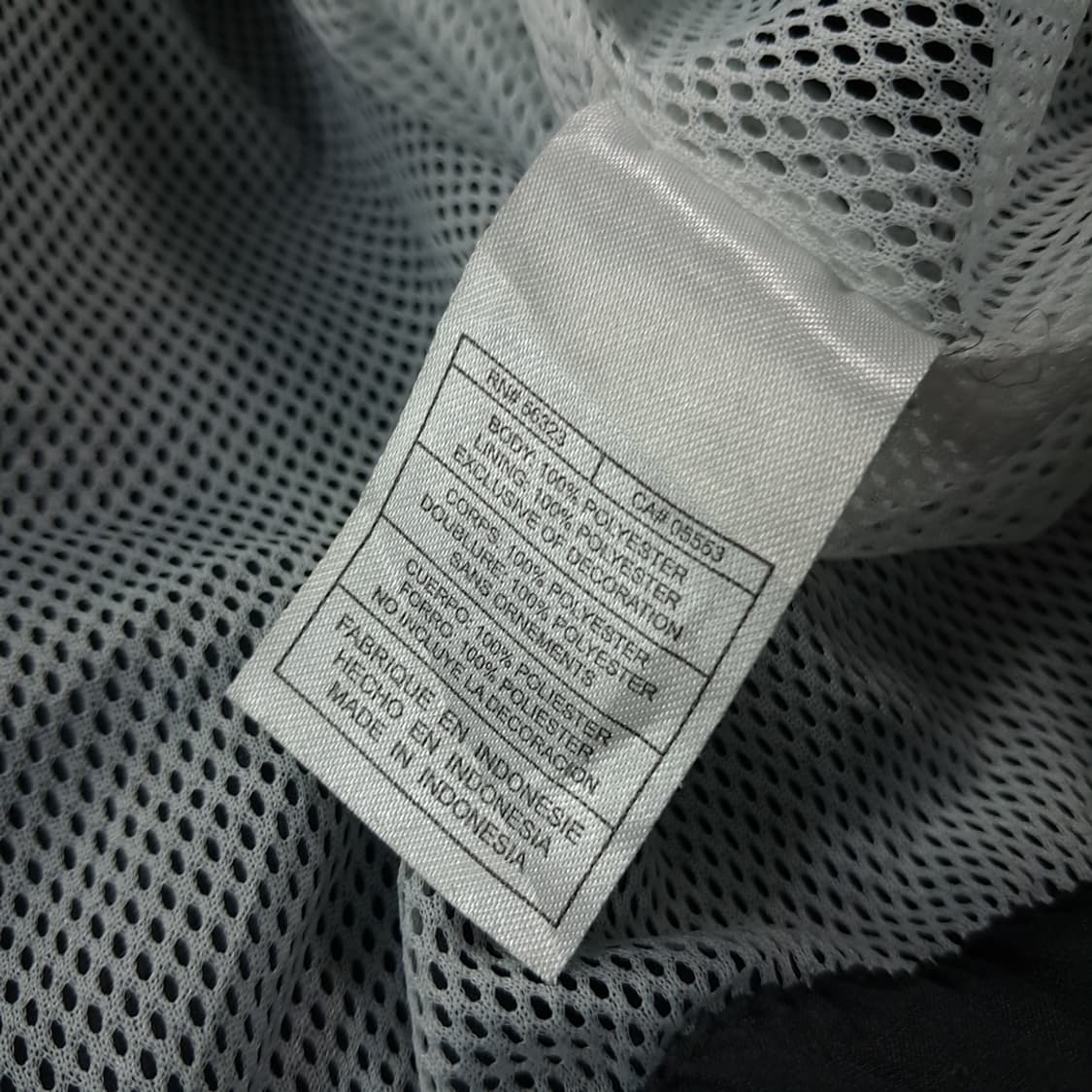 CK554 2XL 나이키 00s 팀 블랙 배너커 스태프 바람막이 자켓 상품이미지5