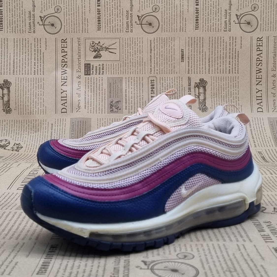 나이키 에어맥스97 퍼플핑크 운동화240 상품이미지1