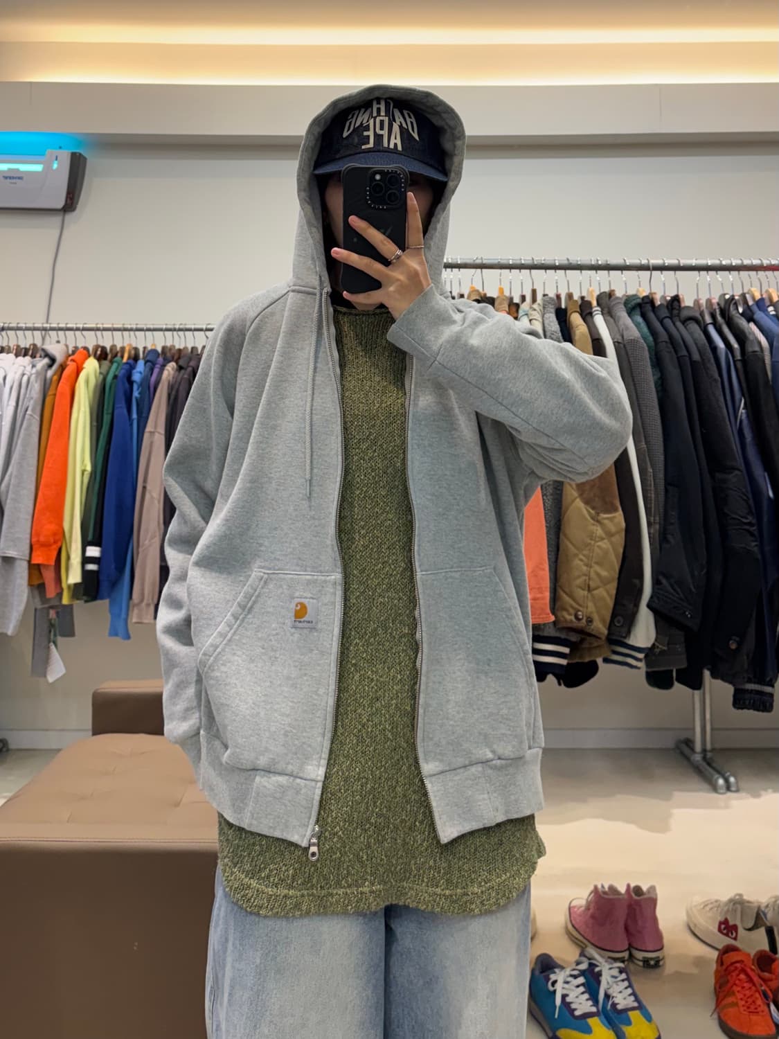 칼하트 wip 후드집업 상품이미지9