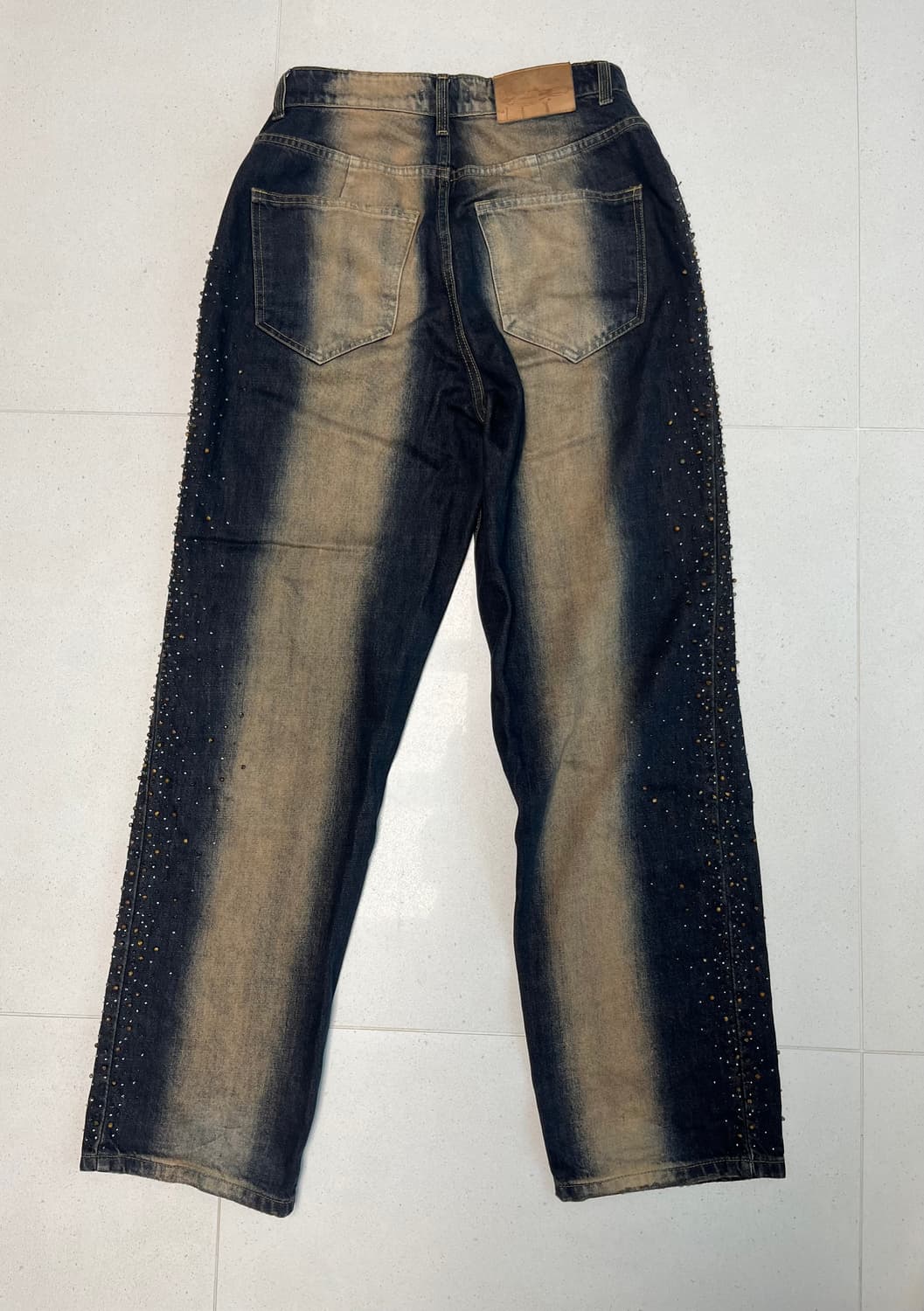 604service BEADED U SHAPE WAIST JEAN 상품이미지7