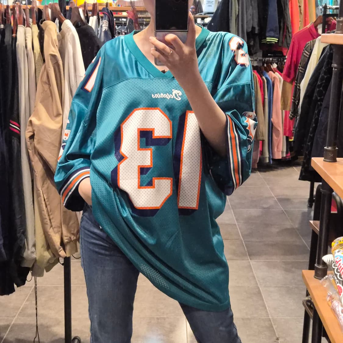 [NO.9] NFL 스타터 마이래미 돌핀스 반팔 져지 상품이미지2