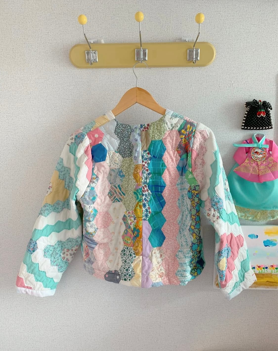 빈티지 퀼트 자켓 상품이미지3