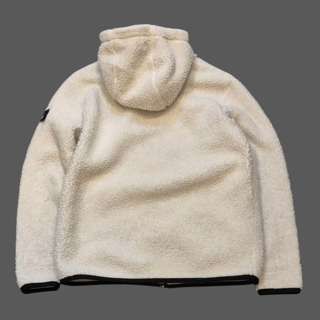 L 내셔널지오그래픽 아이보리 후리스 후드집업  상품이미지2