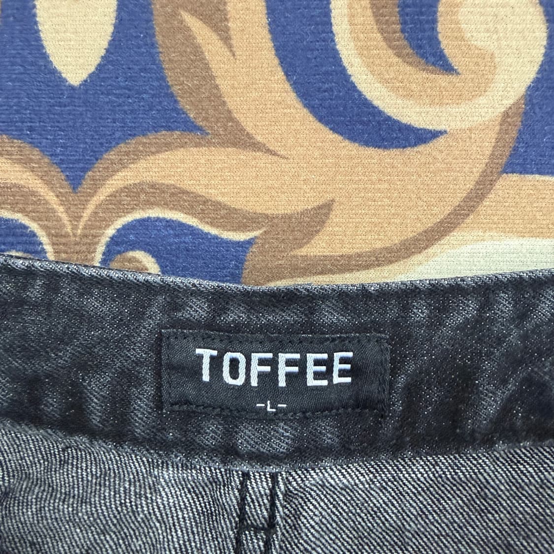 (L)토피 TOFFEE 흑청 데님팬츠 상품이미지2
