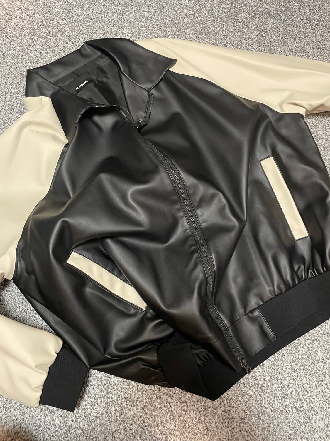 라우코하우스 레더 블루종 투웨이 자켓 상품이미지2