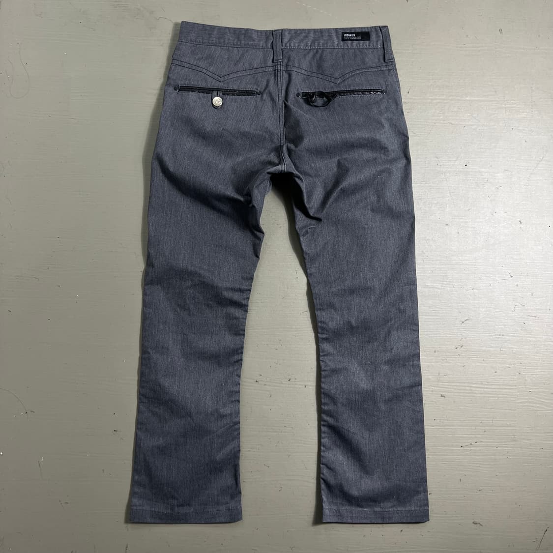 에드윈 콘쵸 디테일 아메카지 슬랙스 팬츠 상품이미지1