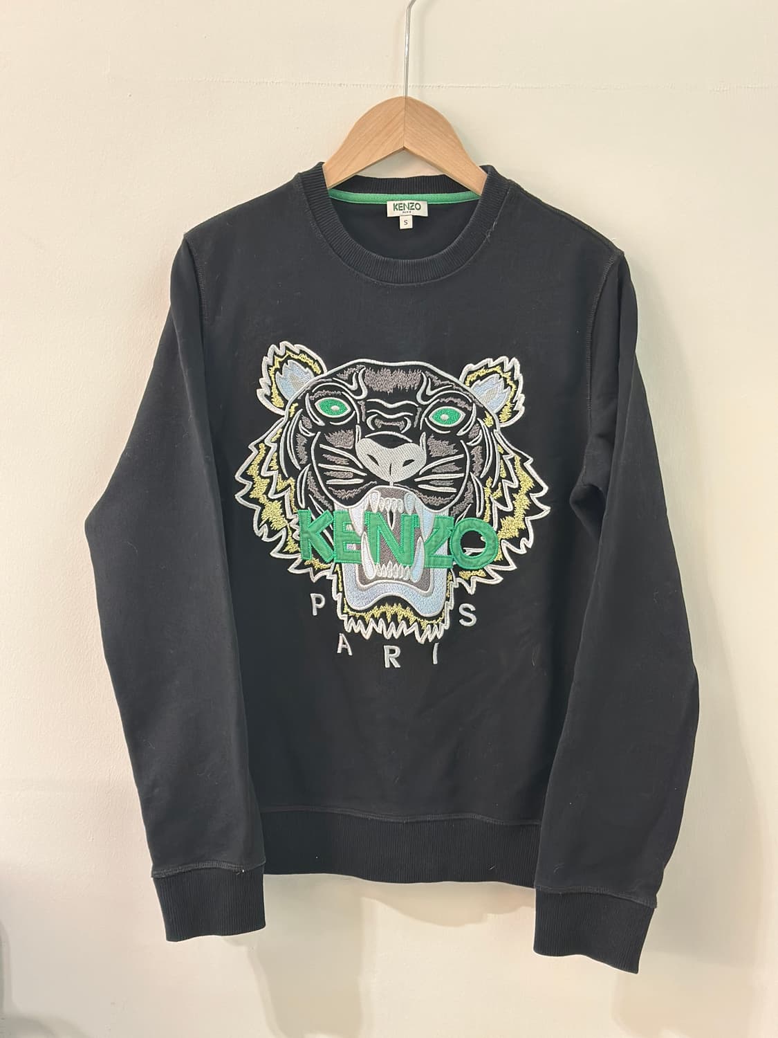 겐조 타이거 맨투맨 블랙 s 상품이미지1