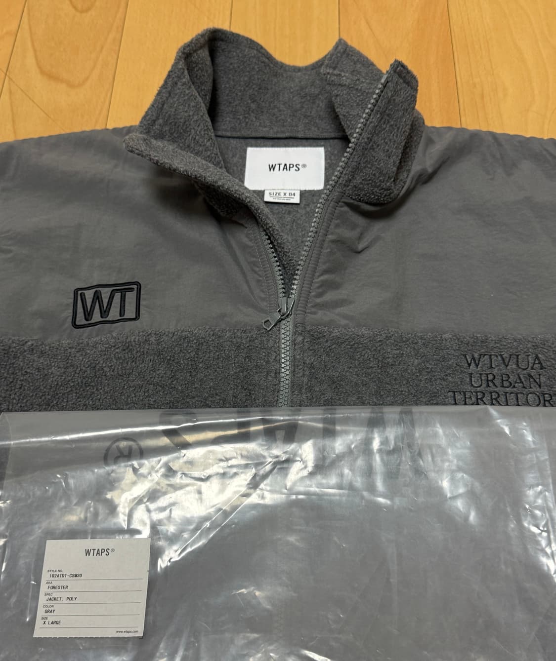 [XL] 더블탭스 포레스터 후리스 그레이 19AW 상품이미지2