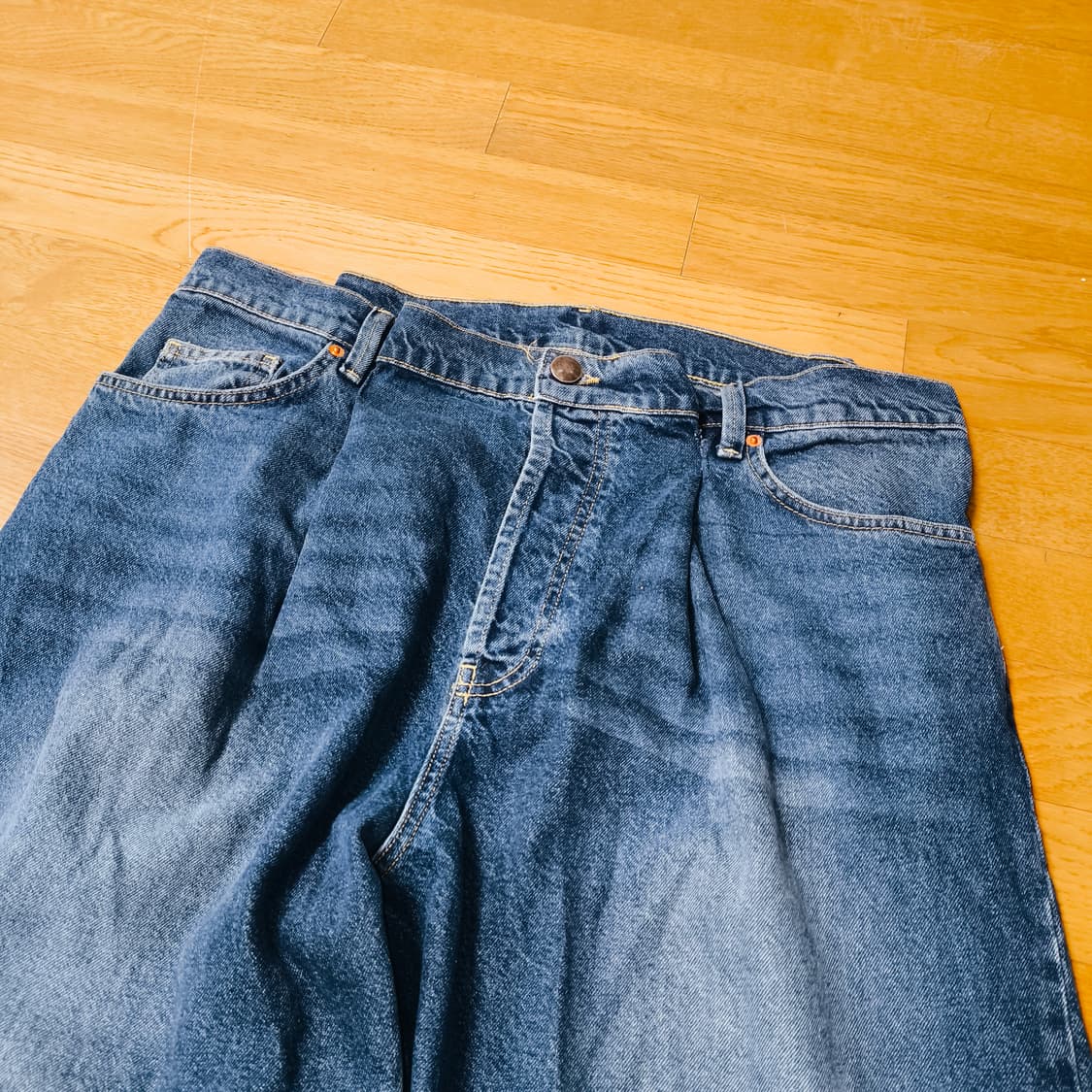 [32] RAEY 레이 fold baggy boyfriend jeans 상품이미지6