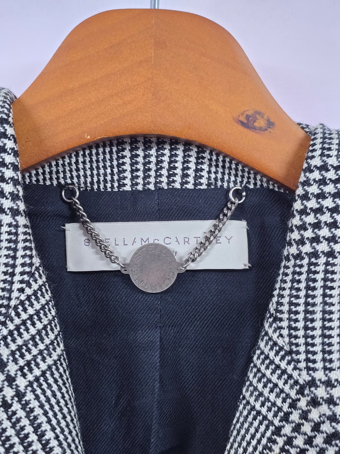 스텔라 매카트니 글렌체크 더블 롱코트 42사이즈 상품이미지5