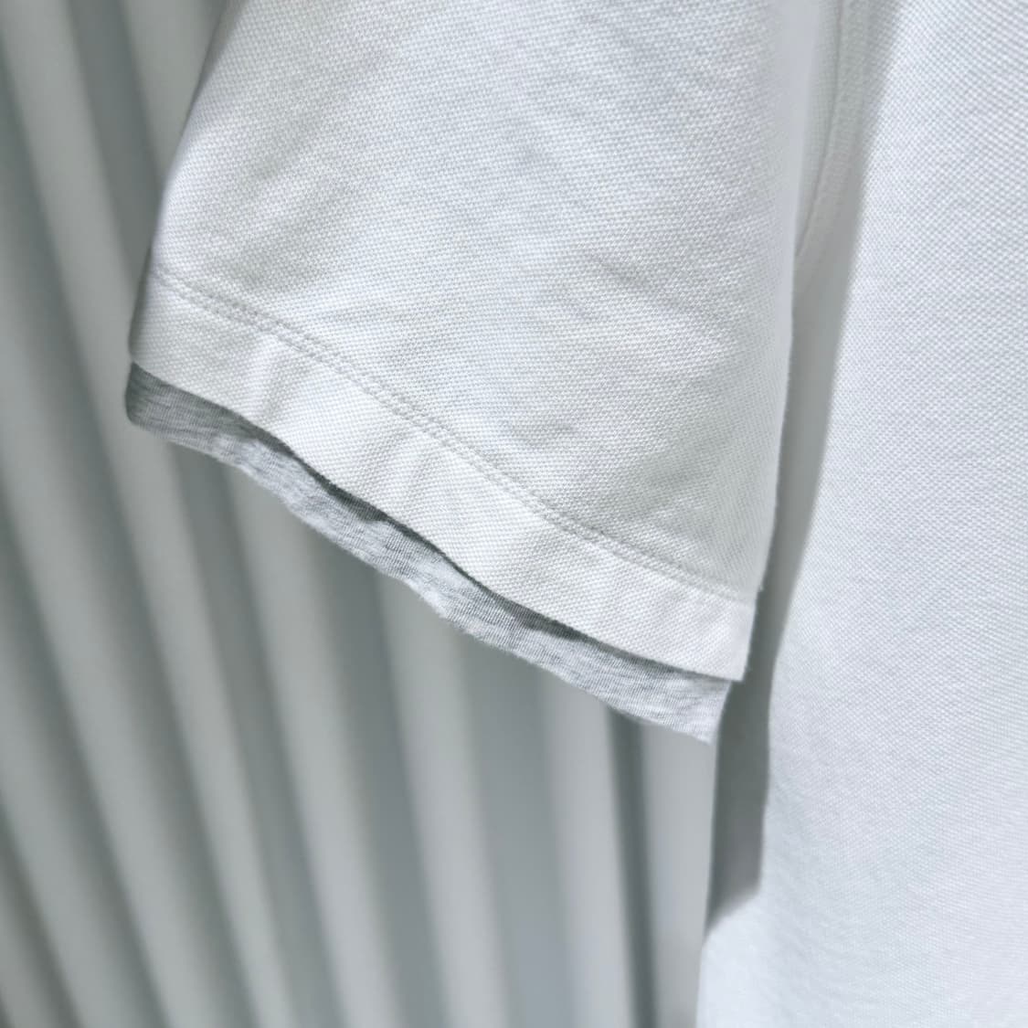 (A+/L) / 브루넬로 쿠치넬리 코튼 화이트 폴로 반팔 셔츠 상품이미지5